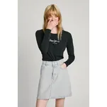 Pepe Jeans Dámské tričko NEW VIRGINIA LS N Barva: černá, Velikost: M