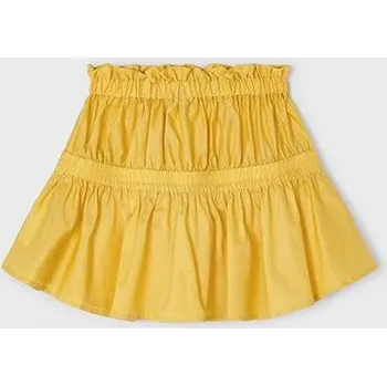 Dívčí sukně dětská žlutá popelínová sukně Mayoral 3905-54 velikost 128