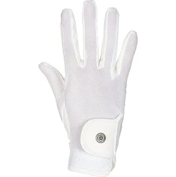 Jezdecké rukavice Jezdecké rukavice EQUESTRO Mesh - bílé, 7