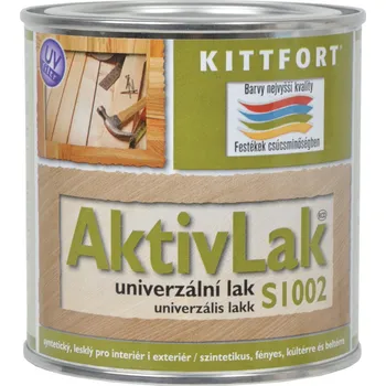 Lak na dřevo Kittfort AKTIVLAK S1002 UNIVERZÁLNÍ LAK Barva: lesklý, Balení: 0,35 l