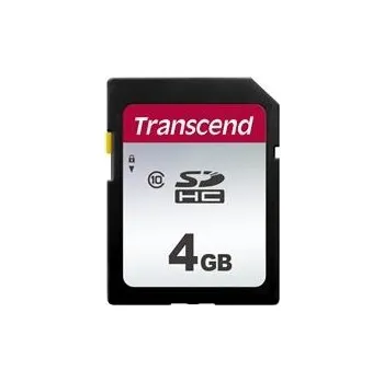 Počítač TRANSCEND SDHC karta 4GB 300S, Class 10 (R:20/W:10 MB/s)