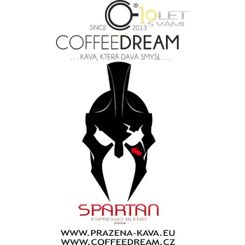 Káva COFFEEDREAM | Espresso směs SPARTAN - 100g / třívrstvý sáček se zipem / Velmi jemné mletí - džezva SPARTAN S13