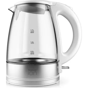 Rychlovarná konvice Niceboy ION Kettle K1 Crystal Glass White