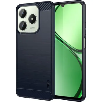 Pouzdro na mobilní telefon Carbon odolný gelový obal na Realme C61/C63 - modrý