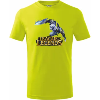 ON-DESIGN Tričko pánské/dětské League of legends 3 Velikost: M, Barva: limetková