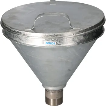 Kanystr Sudový trychtýř z oceli s víkem, pozinkovaný, průměr 300 mm, objem 6 l