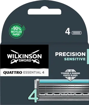 Wilkinson Sword Quattro Essential 4 Precision Sensitive náhradní břity