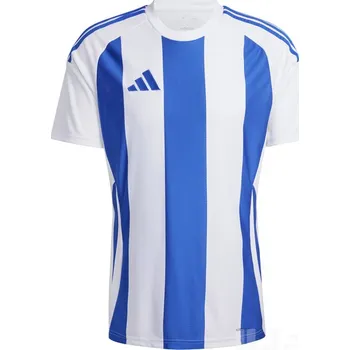 Dres ADIDAS STRIPED 24, barva IW2144 bílá - team royal modrá, velikost XS