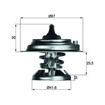 Těsnění motoru Termostat, chladivo MAHLE TX 29 80D