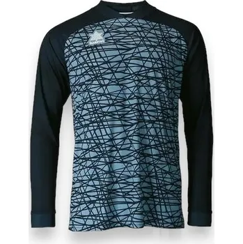 Brankářský dres LUANVI SANTOS, barva šedá - černá, velikost M