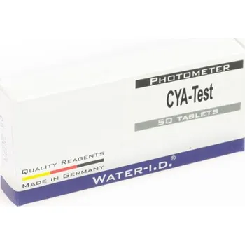 Water-I.D. CYA-Test Náhradní tablety pro digitální tester Pool Lab 1.0 a 2.0 - pro měření kyseliny kyanurové, balení 50 ks