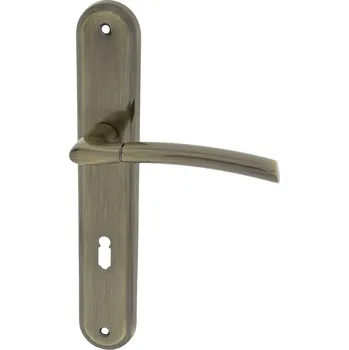 Alub Porto patina - dveřní štítové kování 90 mm