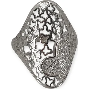 Prsten Stříbrný dámský prsten Himi 2516 Velikost prstenu: 55/17,5