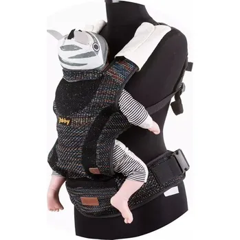 Šátek na nošení dítěte CHIPOLINO Dětské nosítko Bobby Fly Multicolor Black