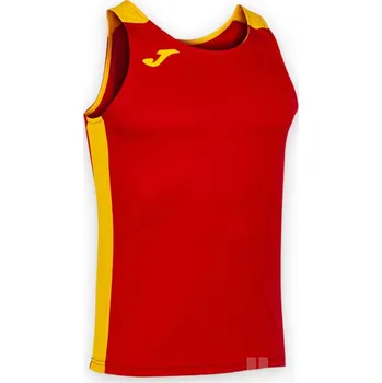 Běžecké oblečení Dres JOMA RECORD II, barva červená - žlutá, velikost M