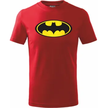 Dětská móda ON-DESIGN Dětské tričko s BATMANEM Velikost: 146 cm/10 let, Barva: červená