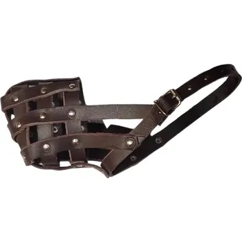 Náhubek pro psa Palkar kožený náhubek pro psy vel. 1 20 cm x 6 cm hnědá