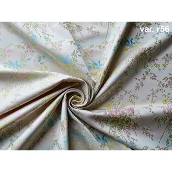 HEDVA ČESKÝ BROKÁT Luxusní brokát 160 50749 KYTICE A HRÁBĚ ecru | R56