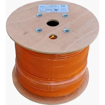 Počítač UTP kabel LEXI-Net, Cat6, LS0H, B2ca-s1a,d0,a1, oranžový, 500m, cívka