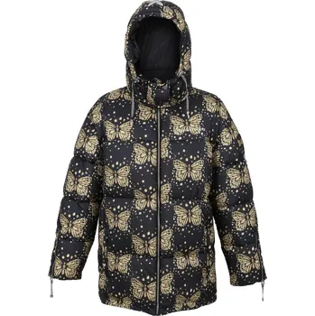 REGATTA Dámská zateplená bunda 2XL ČERNÁ|ŽLUTÁ