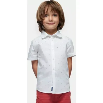 Chlapecká košile Chlapecká košile krátký rukáv Mayoral 3116-62 bílá velikost 92 (3116-62)