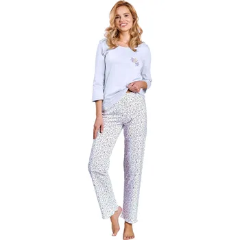 Pánské pyžamo Dámské pyžamo 3240 Ariella blue - TARO světle modrá L