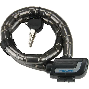 Zámek na kolo Řetězový zámek Link na klíč, 70 cm, ⌀ 18 mm, pancéřové lano, plast 85854