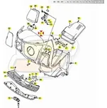 Suzuki Předkolenní plast Burgman 125 od 07 9211103H00Y0J