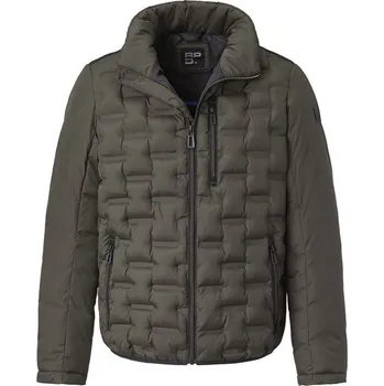 Pánská zimní bunda RedPoint zeleno šedá měchové polštářky 6XL - 8XL Redpoint - 8XL