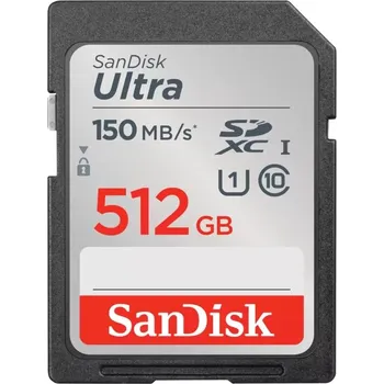 Ukládání dat SanDisk SDXC karta Ultra 512GB (150MB/s)