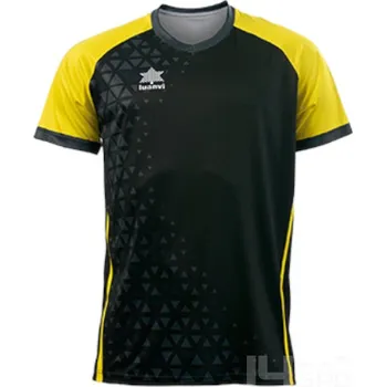 Fotbal Dres LUANVI CARDIFF, barva černá - žlutá, velikost XS