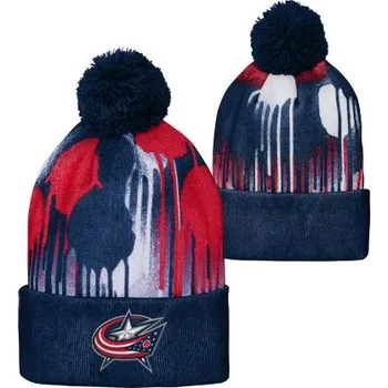 Čepice Outerstuff Dětská zimní čepice Columbus Blue Jackets NHL Paint Splatter Cuffed