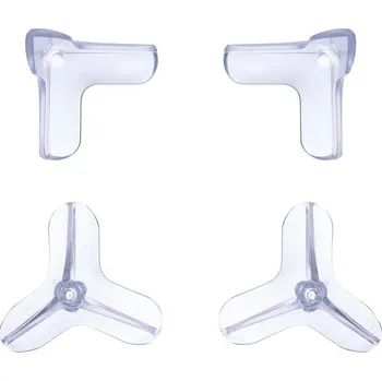 Dětská zábrana Zopa Ochrana rohů trojitá Transparent 4 ks