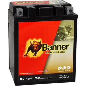 Motobaterie Motobaterie Banner Bike Bull GEL 51411 / BGB14L-A2, 12V - 12Ah
