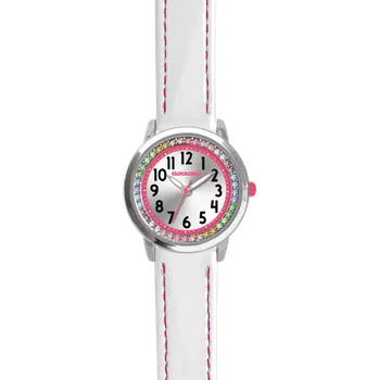Hodinky CLOCKODILE Náramkové bílé dívčí dětské hodinky s kamínky CWG5232 ( )