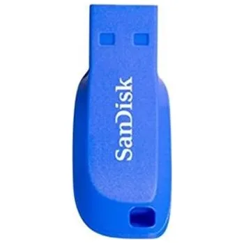 USB flash disk SanDisk Flash Disk 32GB Cruzer Blade, USB 2.0, modrá