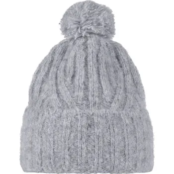 Čepice Teplá dámská zimní čepice s bambulí BUFF Kim šedá, jedna velikost i476_48391152
