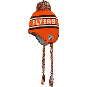Čepice Outerstuff Dětská zimní čepice Philadelphia Flyers NHL Jacquard Tassel