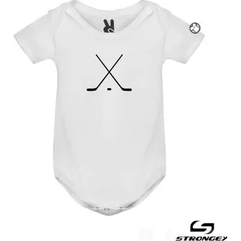 Kojenecké oblečení Body STRONGEY HOCKEY, velikost 12 měsíců