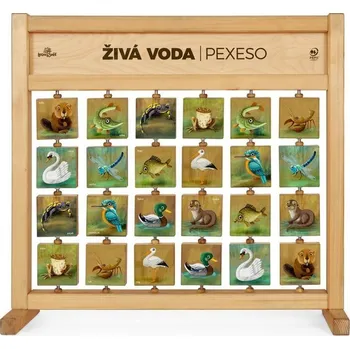 Pexeso Pexeso stolní Živá voda - edukační tabule dřevěná