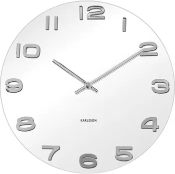 Hodiny Nástěnné hodiny Karlsson bílé 35 cm