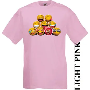 detske-levne-bavlnene-tricko-smajlici Barva: Pink - růžová, velikost: 140