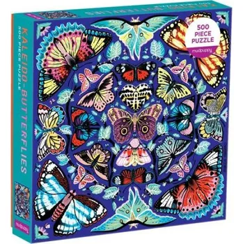Puzzle Mudpuppy Puzzle Kaleido motýli 500 dileků