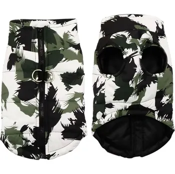 Obleček pro psa Zimní nepromokavá vesta pro psy (vel. S -6XL) Barva: Černá, Velikost: L