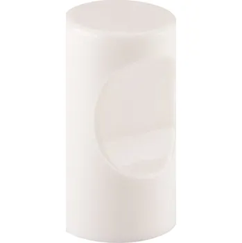 Walteco Nábytková knopka průměr 14x25mm, plast, bílá Množství: 5 ks