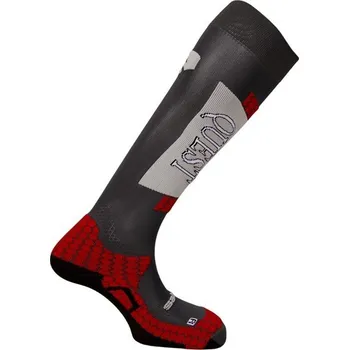 Pánské termoprádlo ponožky Salomon Quest grey/red 11/12 - M/5,5-7 Velikost: M