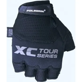 Cyklistické rukavice rukavice POLEDNIK Marathon - ČERNÉ, S