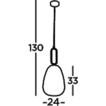 Searchlight Závěsné svítidlo Elixir, barva nikl/čirá, sklo, Ø 24 cm, E27 nikl, čirý 1 x 60 W - Doprava zdarma