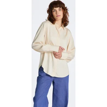 Dámská košile KOŠILE GANT REGULAR SATIN SHIRT LINEN