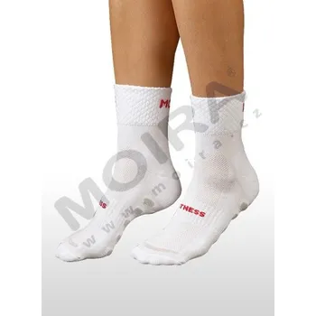 Pánské ponožky MOIRA ponožky FITNESS bílo-červená vel. 3